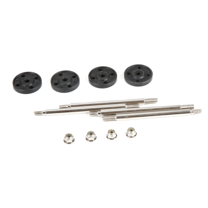 LOSI LOS253005 Front / Rear Shock Shaft &amp; Piston Set: 1/5 DB XL