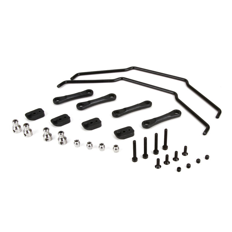 LOSI LOS254013 Front &amp; Rear Sway Bar Kit: 1:5 4wd DBXL