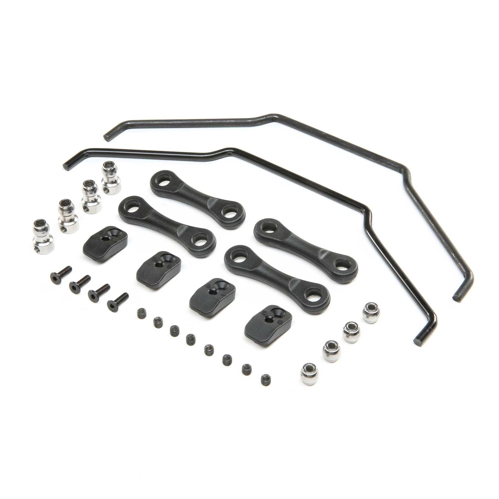 LOSI LOS254065 Front & Rear Sway Bar Set: DBXL-E/DBXL 2.0