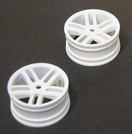 LOSI LOSA7801 5 Spoke Sedan Wheels (White) *DISC*