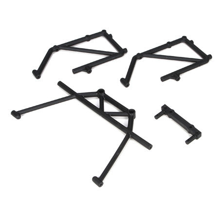 LOSI LOSB2580 Rear Cage Mount & Fender Brace Set 5IVE-T