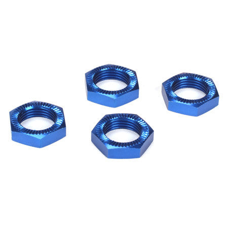 LOSI LOSB3227 Wheel Nuts, Blue Anodized 5IVE-T MINI WRC