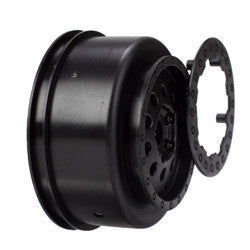 LOSI LOSB7021 Front Wheel Set Black XXX-SCT SCB *DISC*