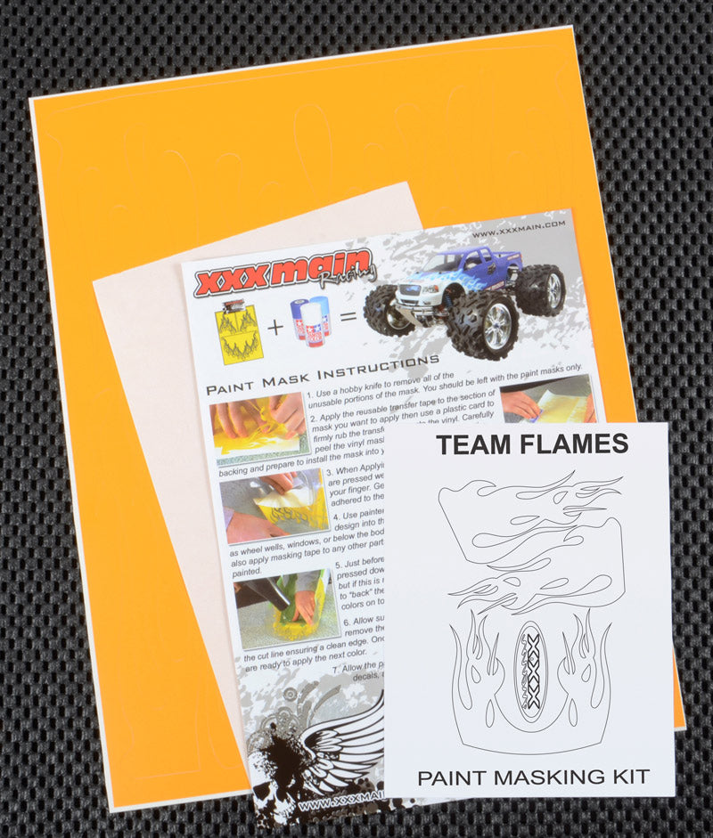 XXX MAIN M035L Team Flames Paint Mask