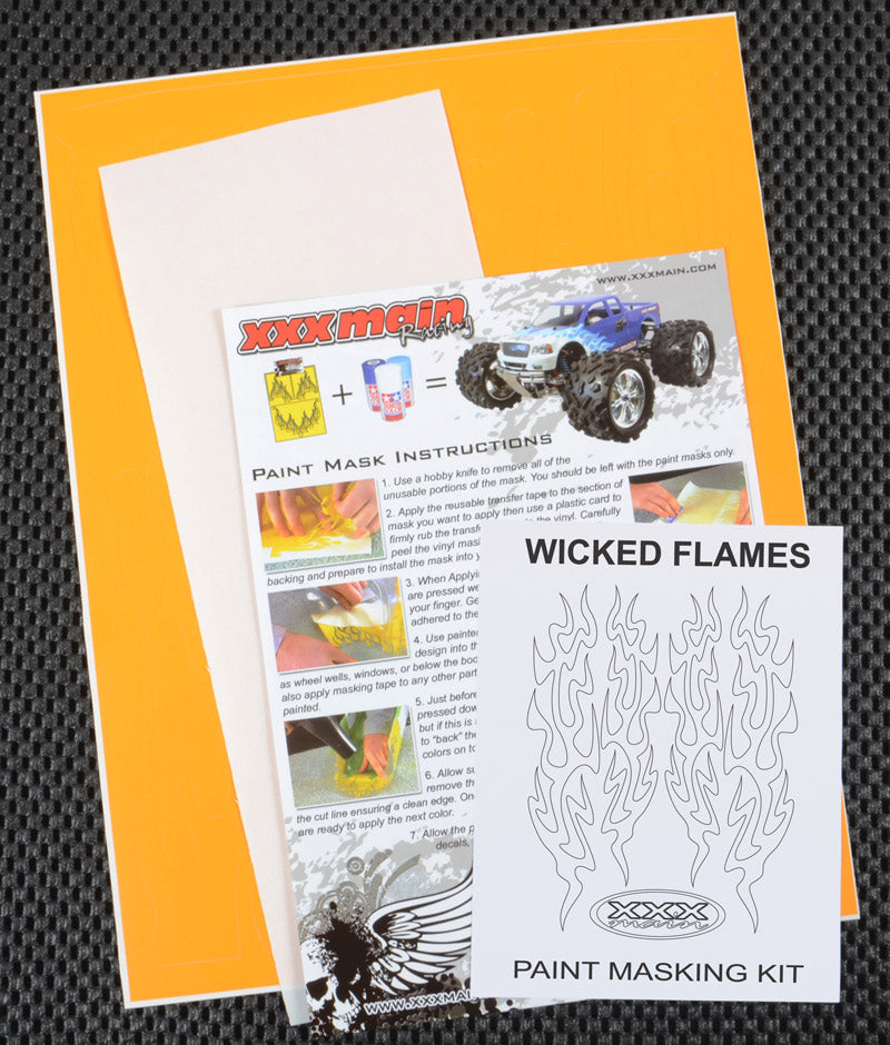 XXX MAIN M037L Wicked Flames Paint Mask