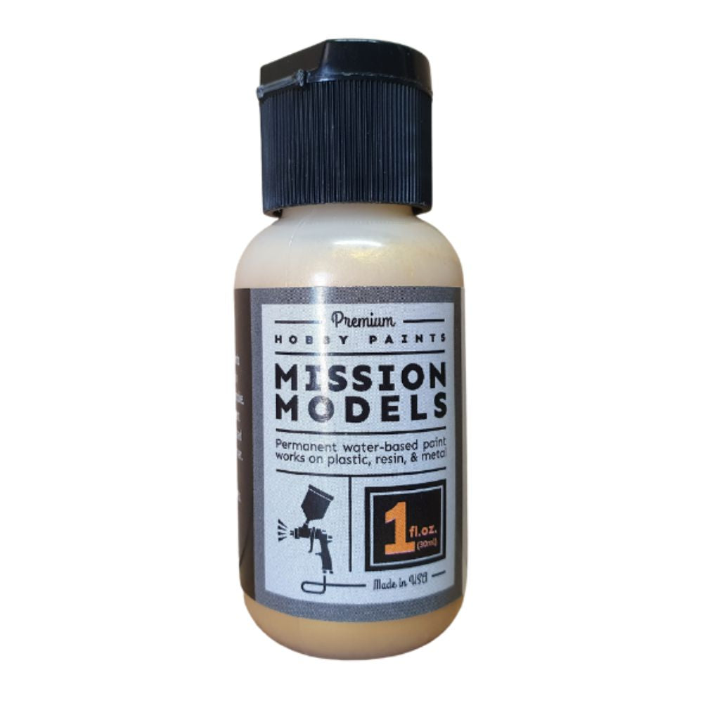 Mission Models MMP-145 Acrylic Model Paint 1oz Bottle Pearl Solid Gold