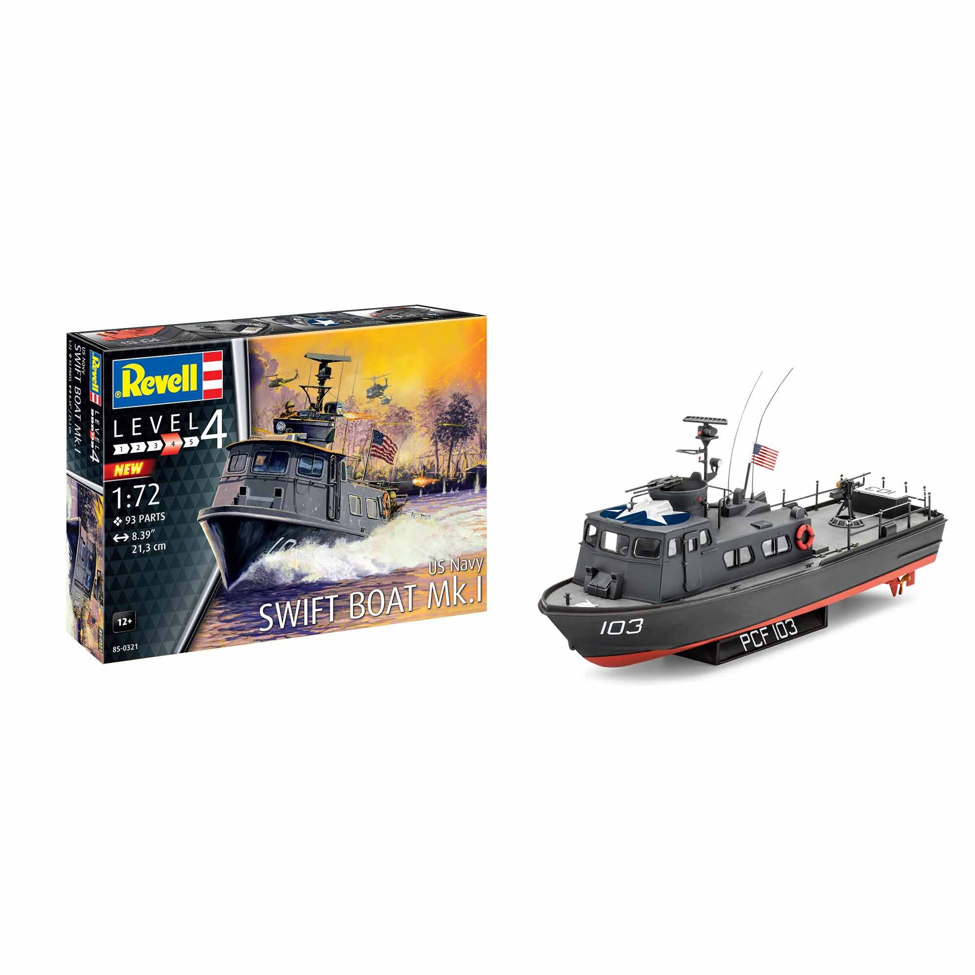 REVELL 85-0321 1/72 US Navy Swift Boat MK.I