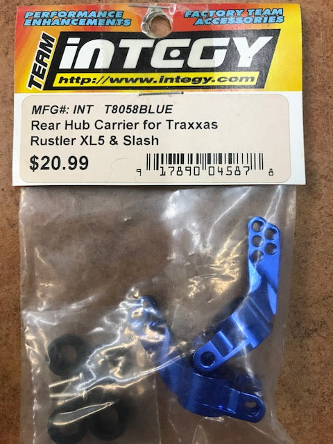 INTEGY T8057BLUE Front Steering Block Traxxas Rustler