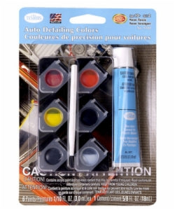 TESTORS 281224 Acrylic Auto Detailing Paint Pod Set - 6 Colors