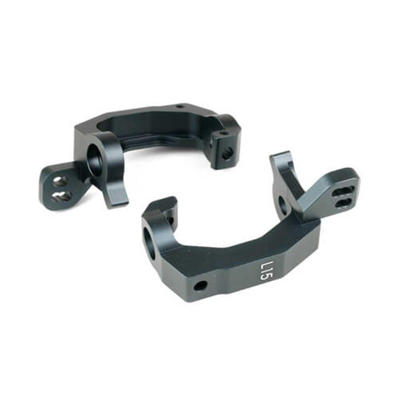 TEKNO TKR9048A Spindle Carriers (L/R, aluminum, 15 degree, 2.0)