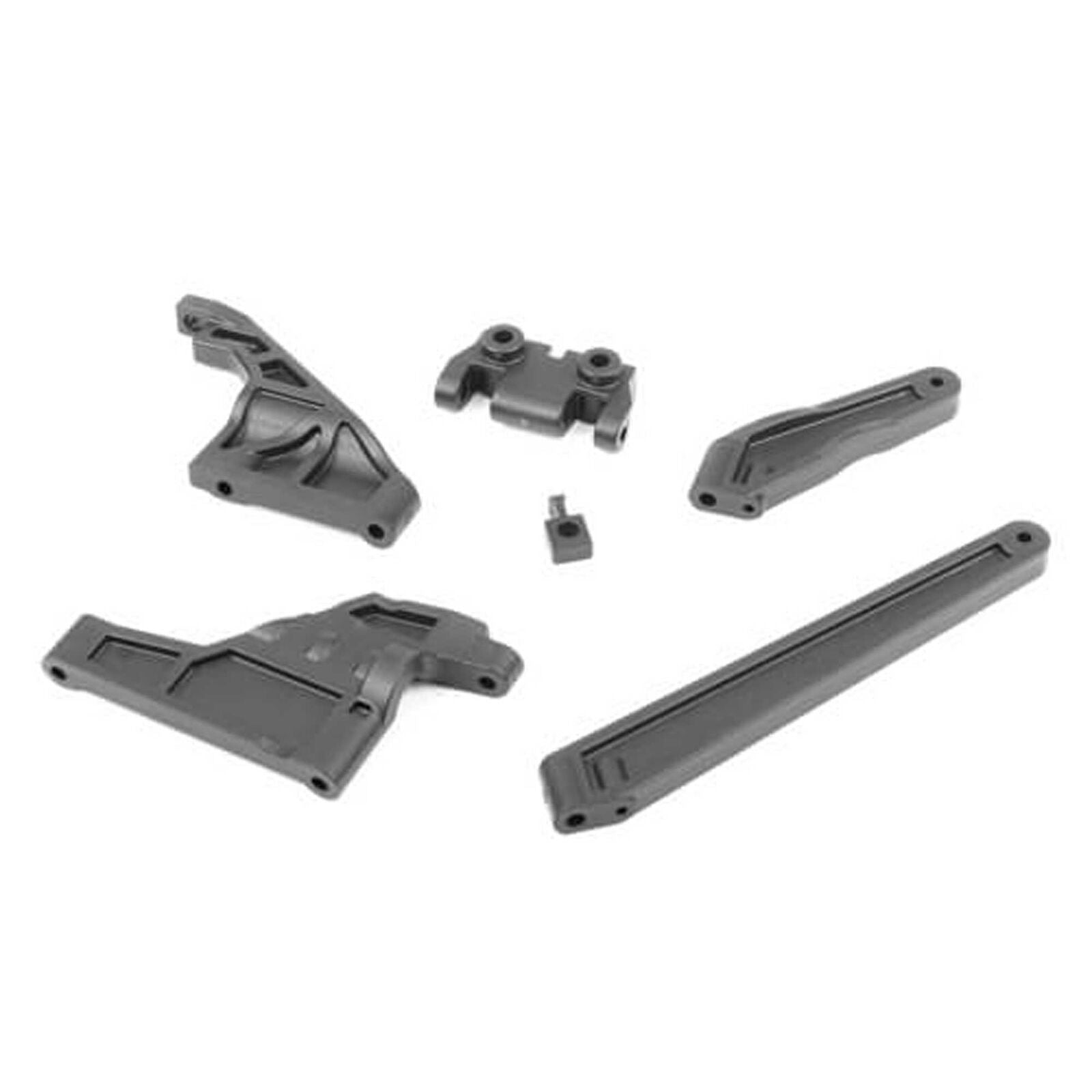 TEKNO TKR9062B Chassis Brace Set, Front/Rear/Center: EB/ET48 2.0