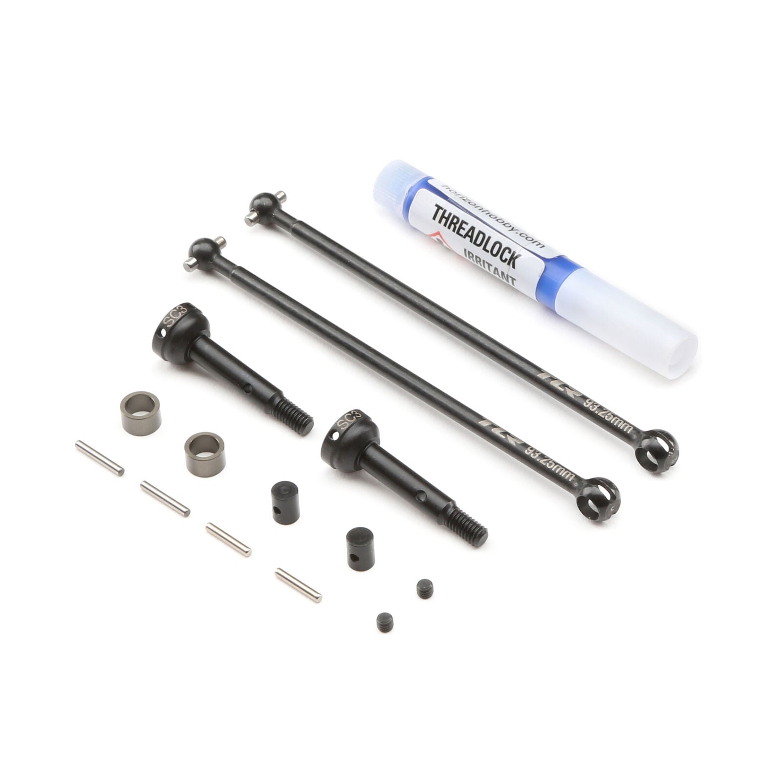 LOSI TLR232063 CVA Driveshaft Set Complete, 93.25mm: 22SCT 3.0