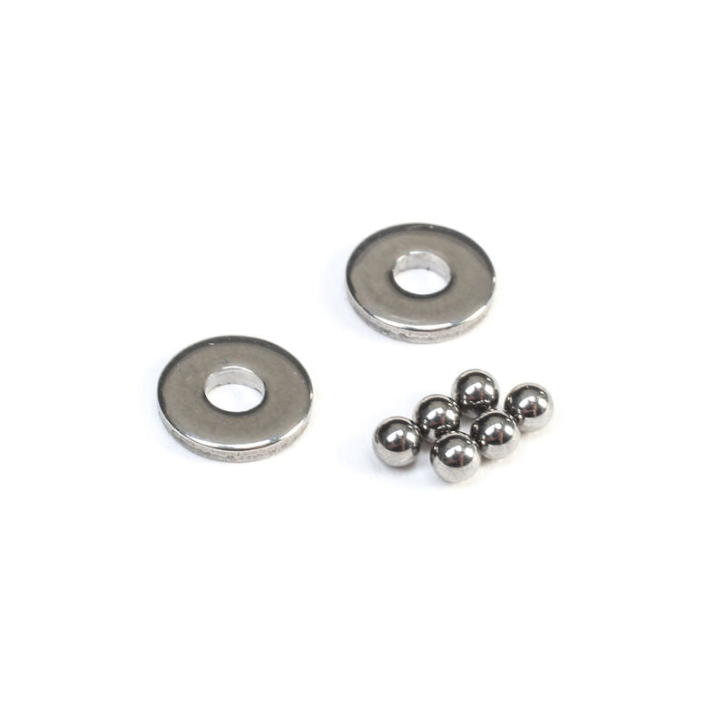 LOSI TLR232087 Tungesten Carbide Thrust Balls & Washers: 22