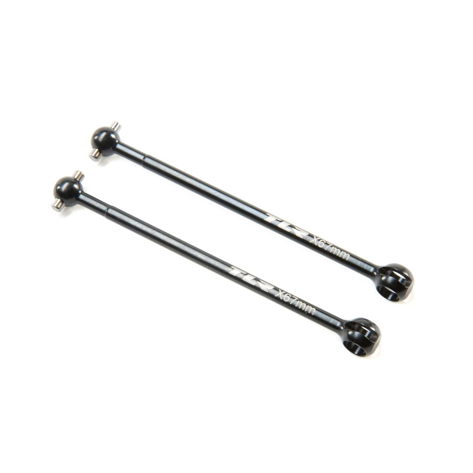 LOSI TLR232102 CVA Driveshaft Bones, 67mm (2): 22X