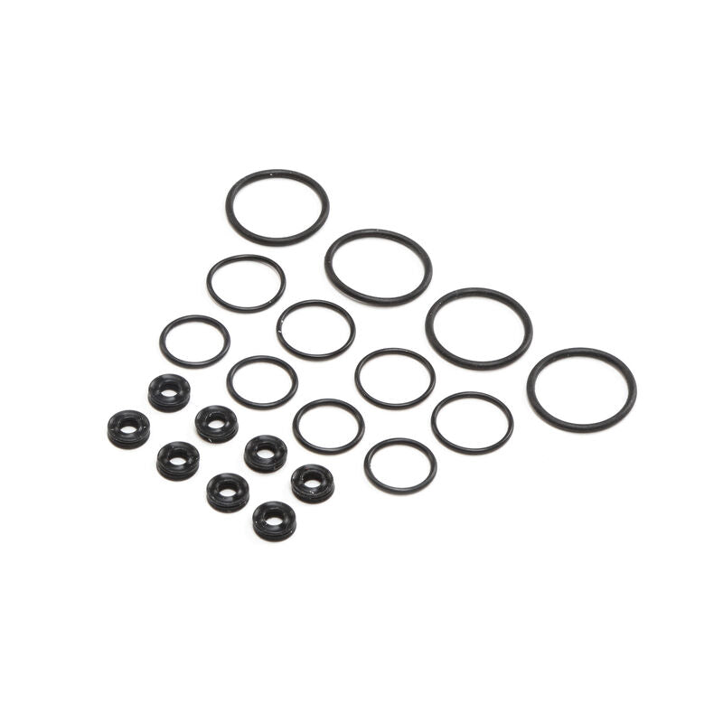 LOSI TLR233033 Seal Set X-Rings, G3 (4 shocks)