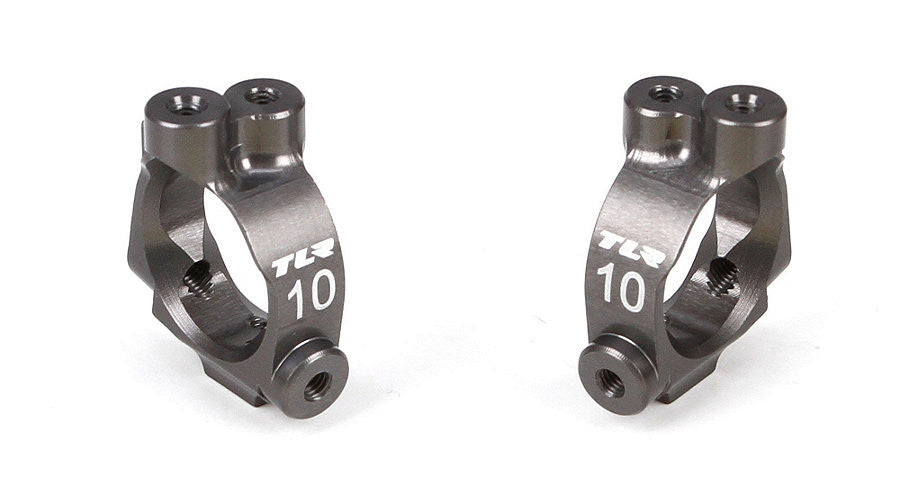 LOSI TLR234025 Castor Block Set 10 degrees Aluminum 22-4