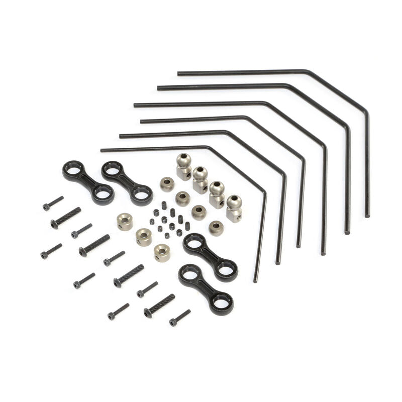 LOSI TLR244041 Sway Bar Set: 8X, 8XE