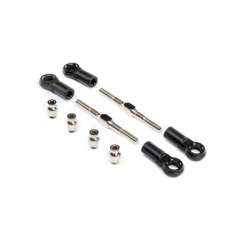 LOSI TLR244058 Turnbuckle, 4mm x 50mm (2): 8X