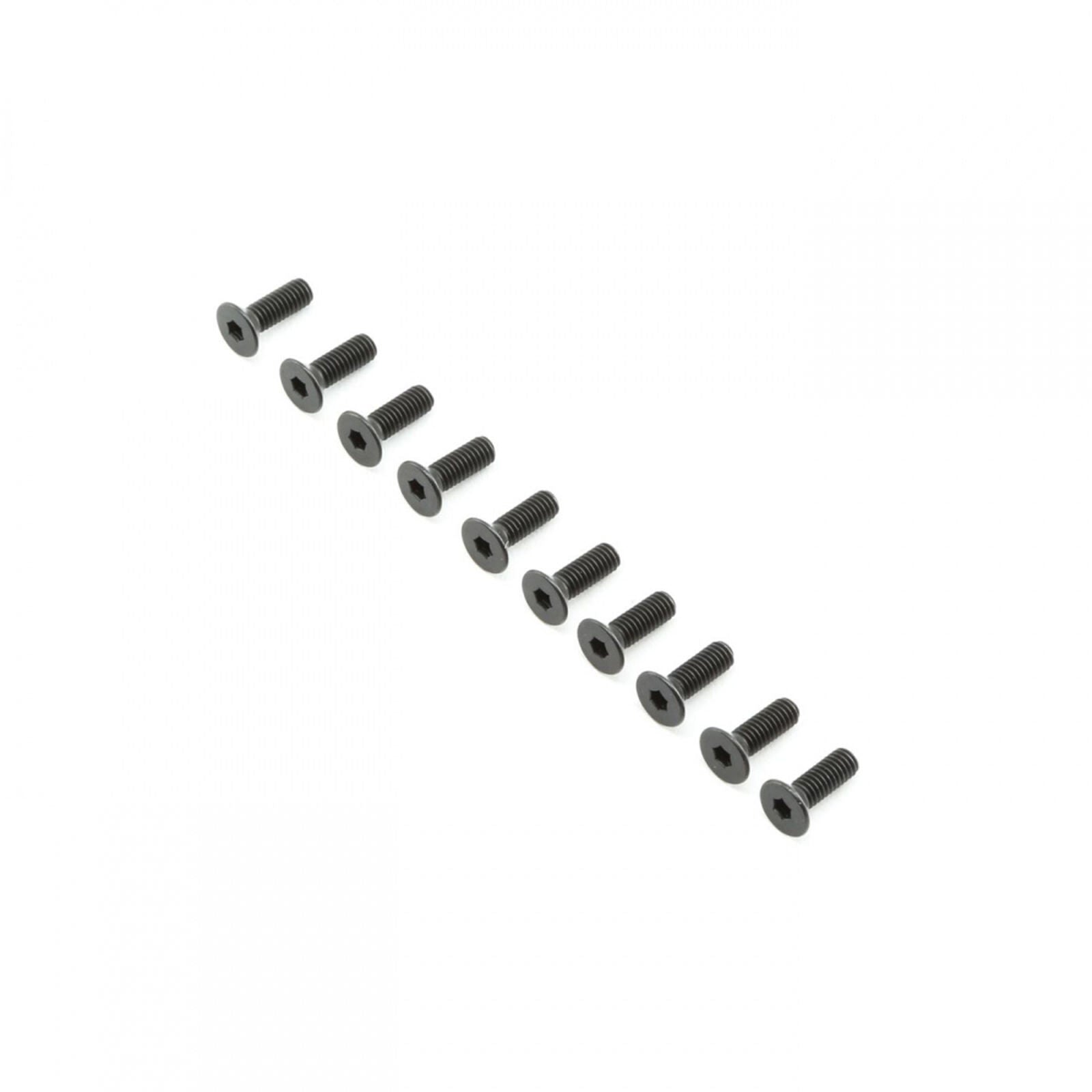 LOSI TLR255013 Flat Head Screws M4x12mm (10)