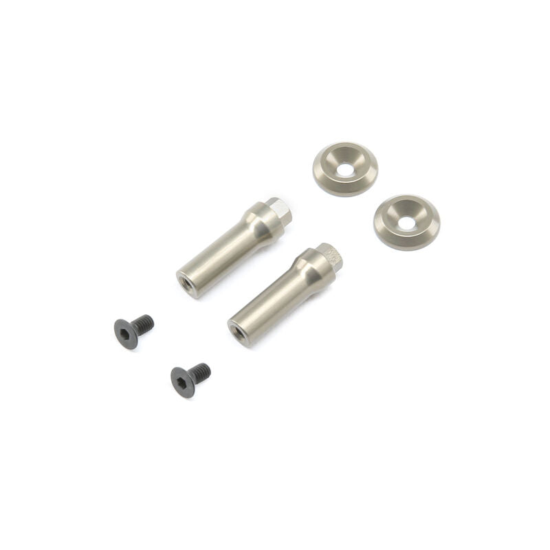 LOSI TLR331030 Aluminum Battery Mount Post Set: 22 4.0