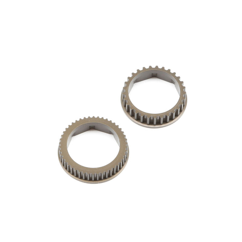 LOSI TLR332062 Aluminum Gear Diff Pulley Set: 22-4/2.0