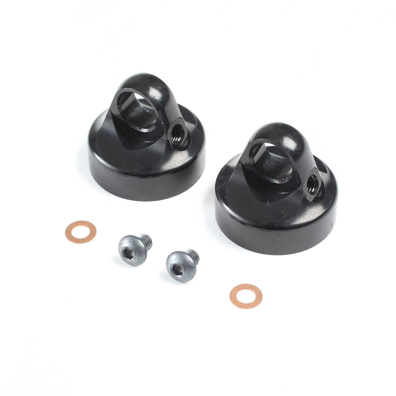 LOSI TLR333021 Domed Bleeder Shock Caps, Aluminum G3 (2) 22