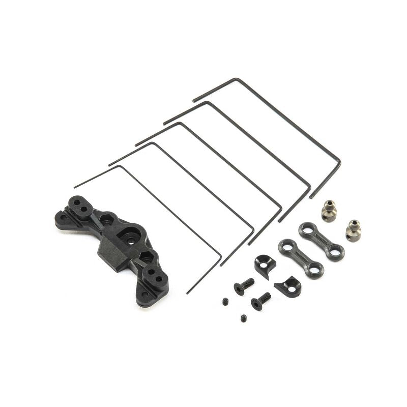 LOSI TLR334039 Front Sway Bar Set: 22 4.0