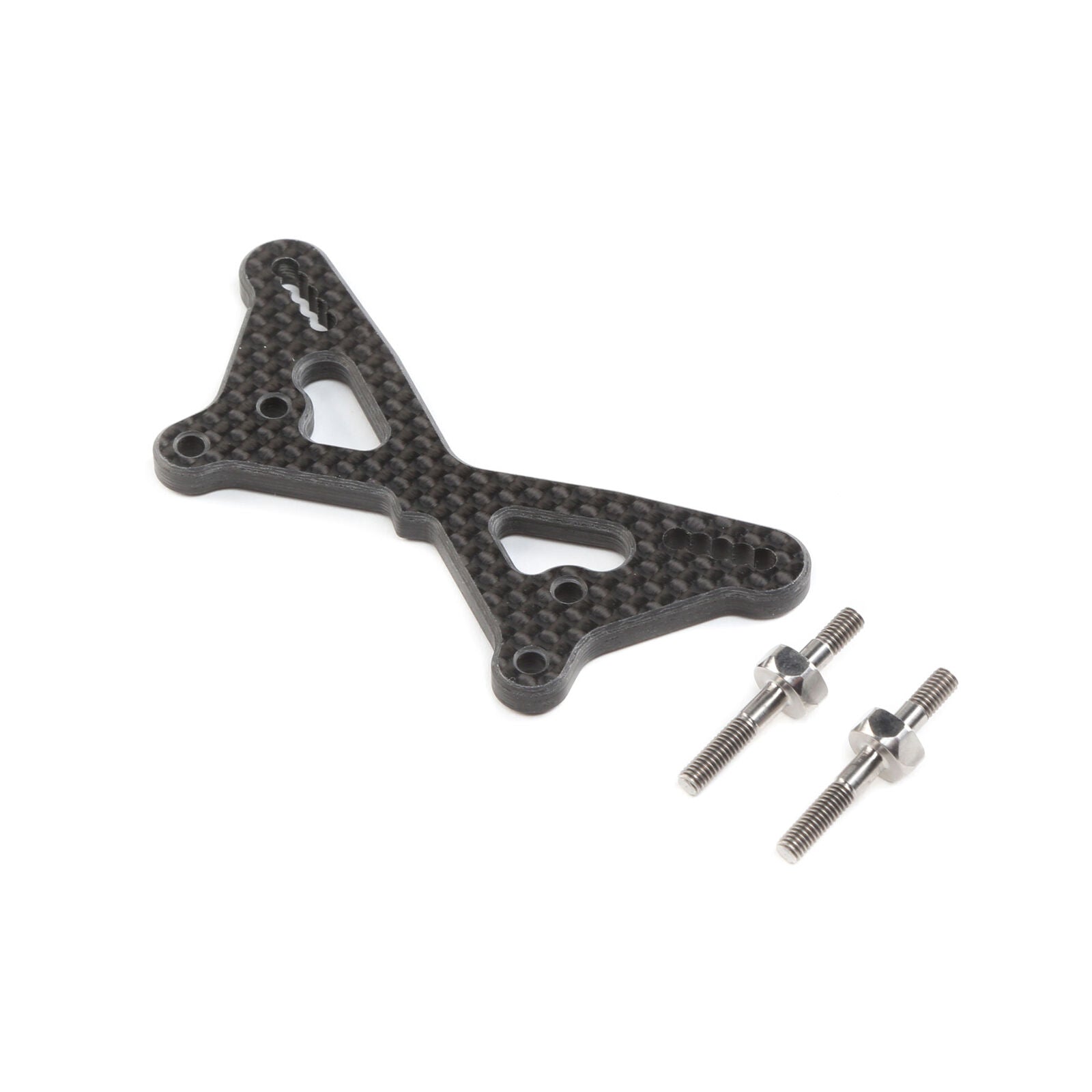 LOSI TLR334054 Carbon Front Tower with Ti Standoffs: 22 5.0 *DISC