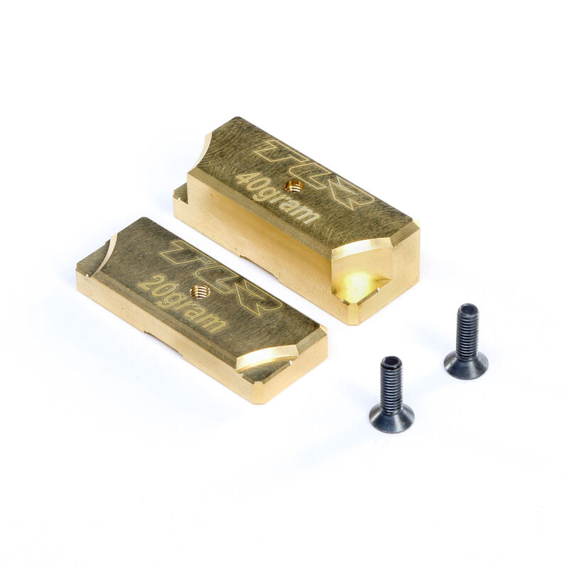 LOSI TLR341010 Brass Ballast: 8X