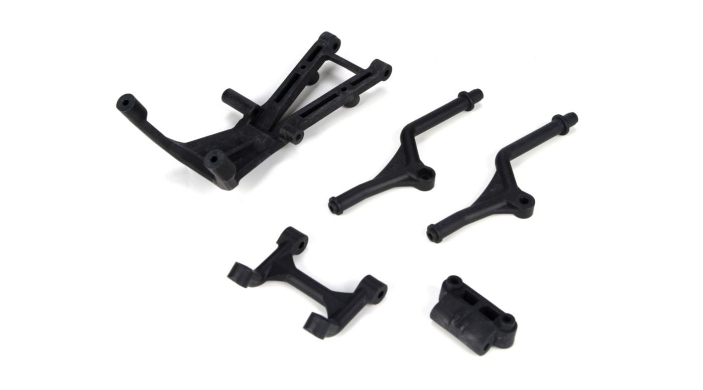 LOSI TLR4172 Rear Bumper Set & Trans Brace Mid Motor 22SCT