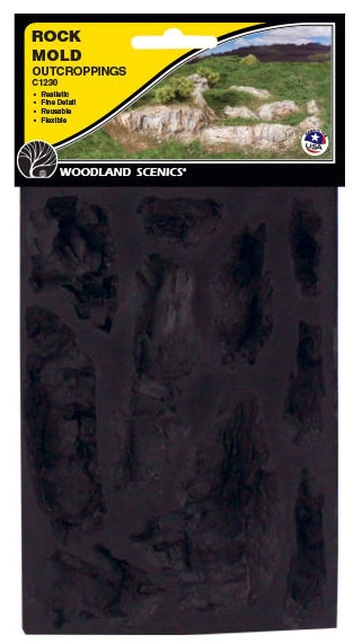 WOODLAND SCENICS C1230 Outcroppings Rock Mold