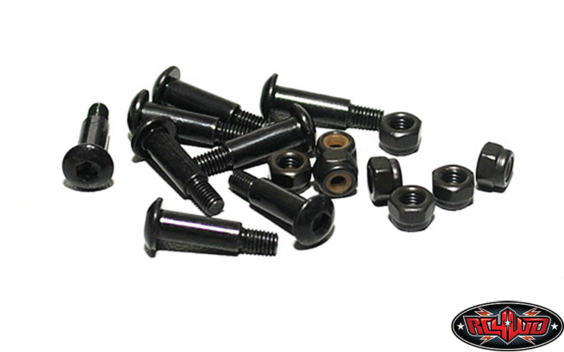 RC4WD Z-S0275 Leaf Spring Shoulder Screws (Black)