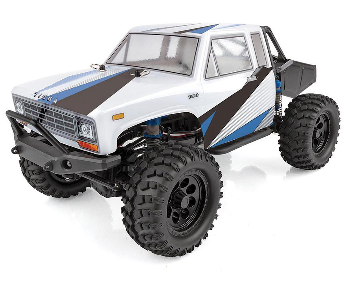 ASSOCIATED 40006 CR12 Tioga Trail Truck RTR 1/12 4WD Rock Crawler (White/Blue) w/2.4GHz Radio, Battery & Charger