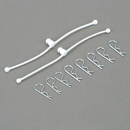 DUBRO 2246 Body Klip Retainers White