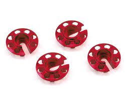 MST 820046R Aluminum Damper Spring Retainer (Red) (4) (Lower Type)