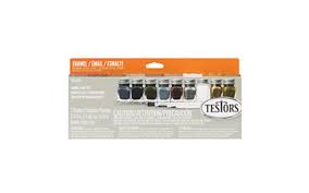 TESTORS 281229 Enamel 9 Bottle Paint Set, Military