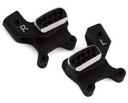 SAMIX SCX24-6024 SCX24 Aluminum Rear Shock Plate Set (Black)