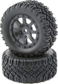 LOSI LOS41007 Mini 8IGHT-DB Pre-Mounted Tires (2)