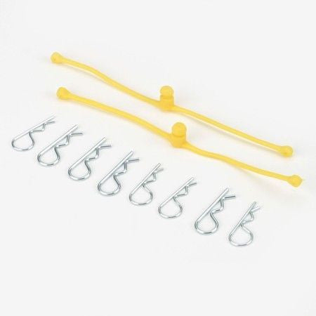 DUBRO 2247 Body Klip Retainers Yellow