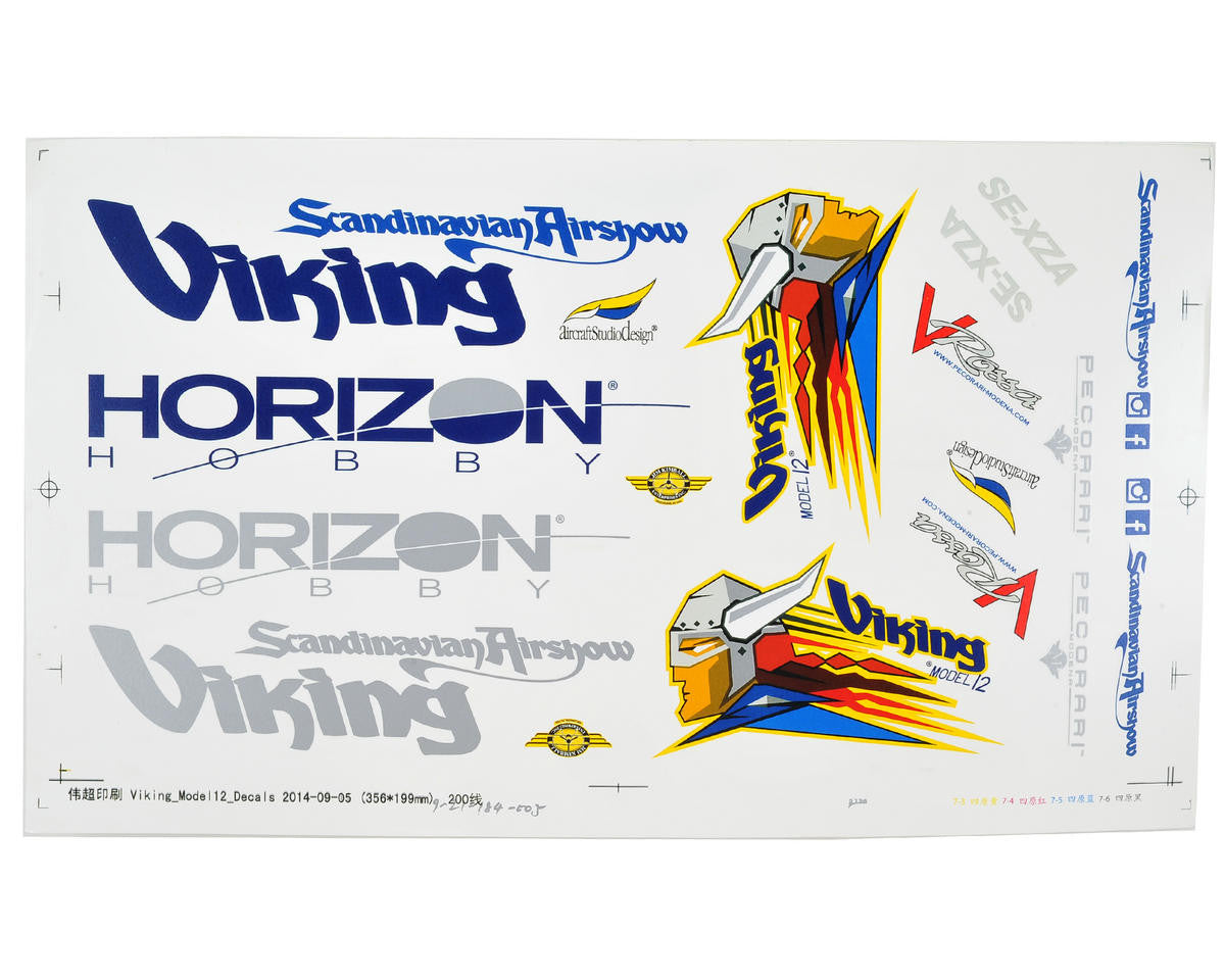 EFLITE EFL6659 Decals Set: Viking Model 12