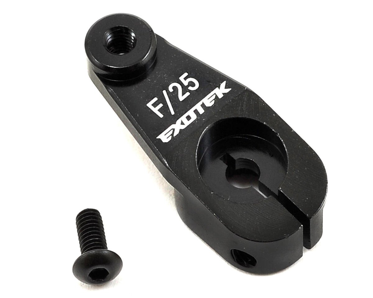 EXOTEK 1547BLK Aluminum AE HD Servo Horn (Black) (25T - Futaba/Savox/ProTek)