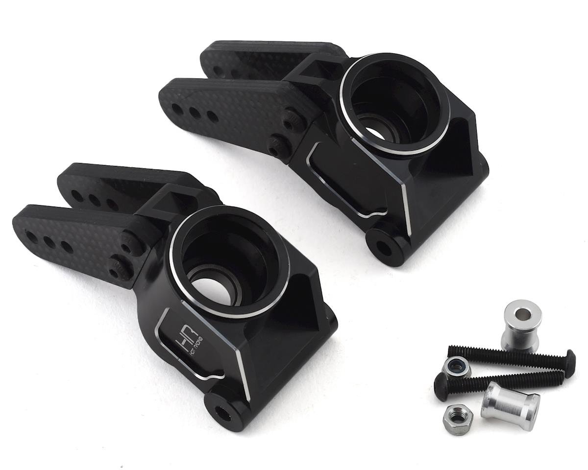 HOT RACING AFE22M01 Hot Racing Kraton/Outcast 8S Triple Bearing Support Rear Hubs (Black) (2)