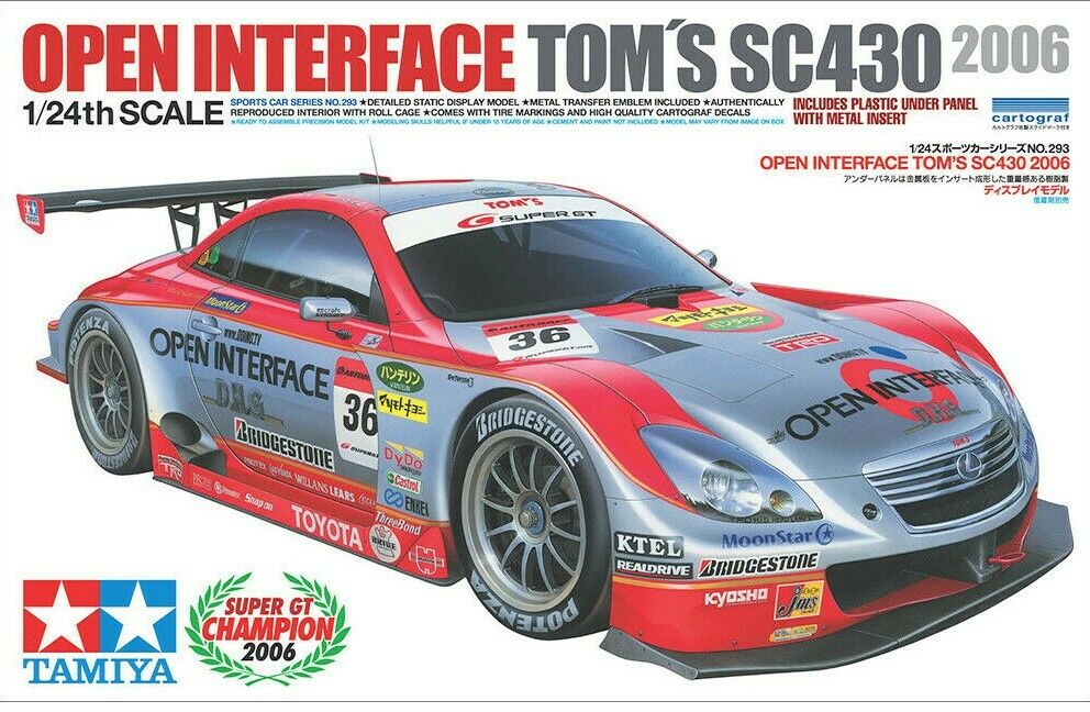 TAMIYA 242931/24 Toyota Team TOM's Lexus SC430 '06 A.Lotterer