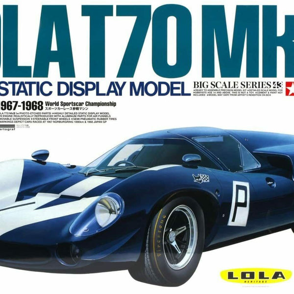 TAMIYA 12043 1/12 Big Scale Series No.43 Lola T70 Mk.III With Etching