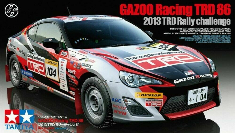 TAMIYA 24337 1/24 Sports Car Series No. 337 Gazoo Racing Trd 86 2013 TRD