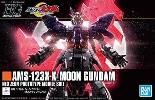 BANDAI 5055332 #215 AMS-123X-X Moon Gundam HGUC 1/144 Model Kit, from "Moon Gundam"