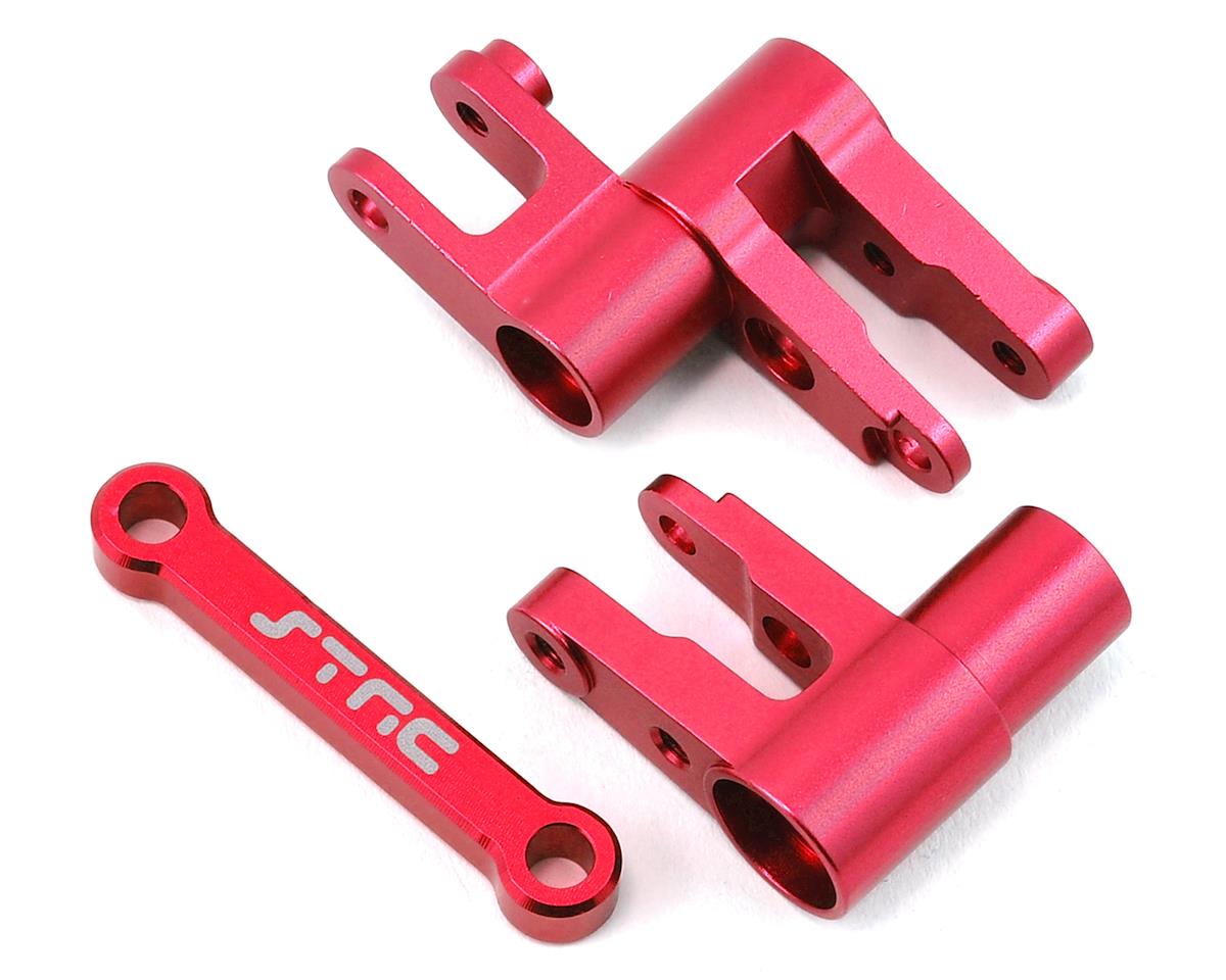 STRC STA8343R RED ALLUMINUM STEERING BELLCRANK