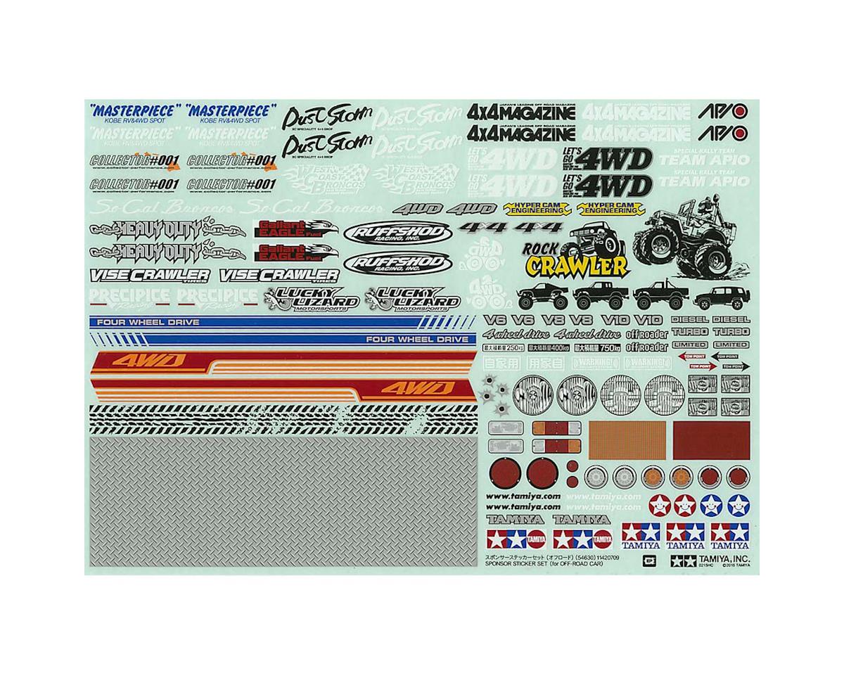 TAMIYA 54630 Sponser Sticker Set Off Road Car