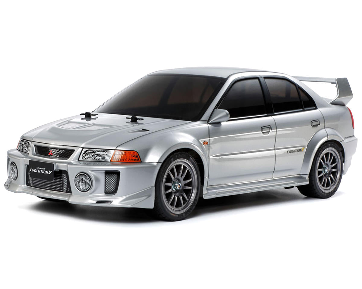 TAMIYA 58713-60A Mitsubishi Lancer Evolution V 1/10 4WD Electric Touring Car Kit (TT-02)